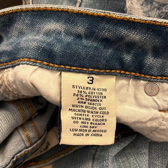 American Bazi Los Ángeles size 3 skinny distressed jean - Picture 5 of 5